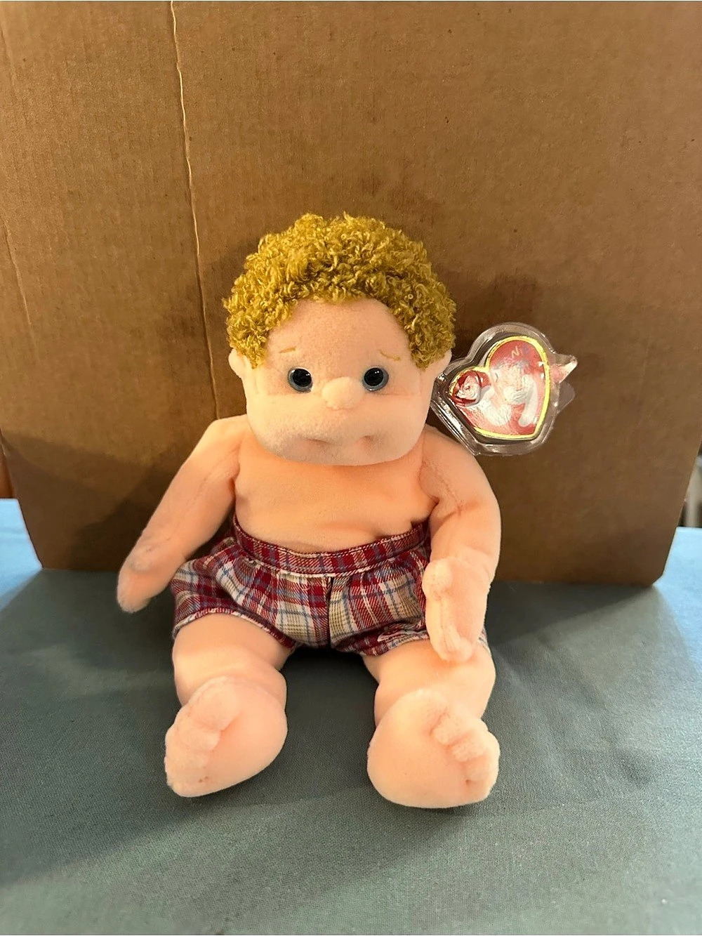 Ty Boomer Baby Doll in Orange & Yellow